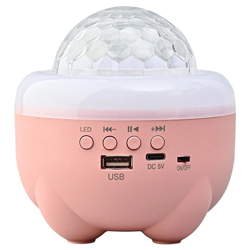 Bluejw Starry Sky LED Projector Night Light - Music Player Party Speaker Lamp - Rotating Galaxy Projector Night Lights for Bedroom, Parties - Image 5